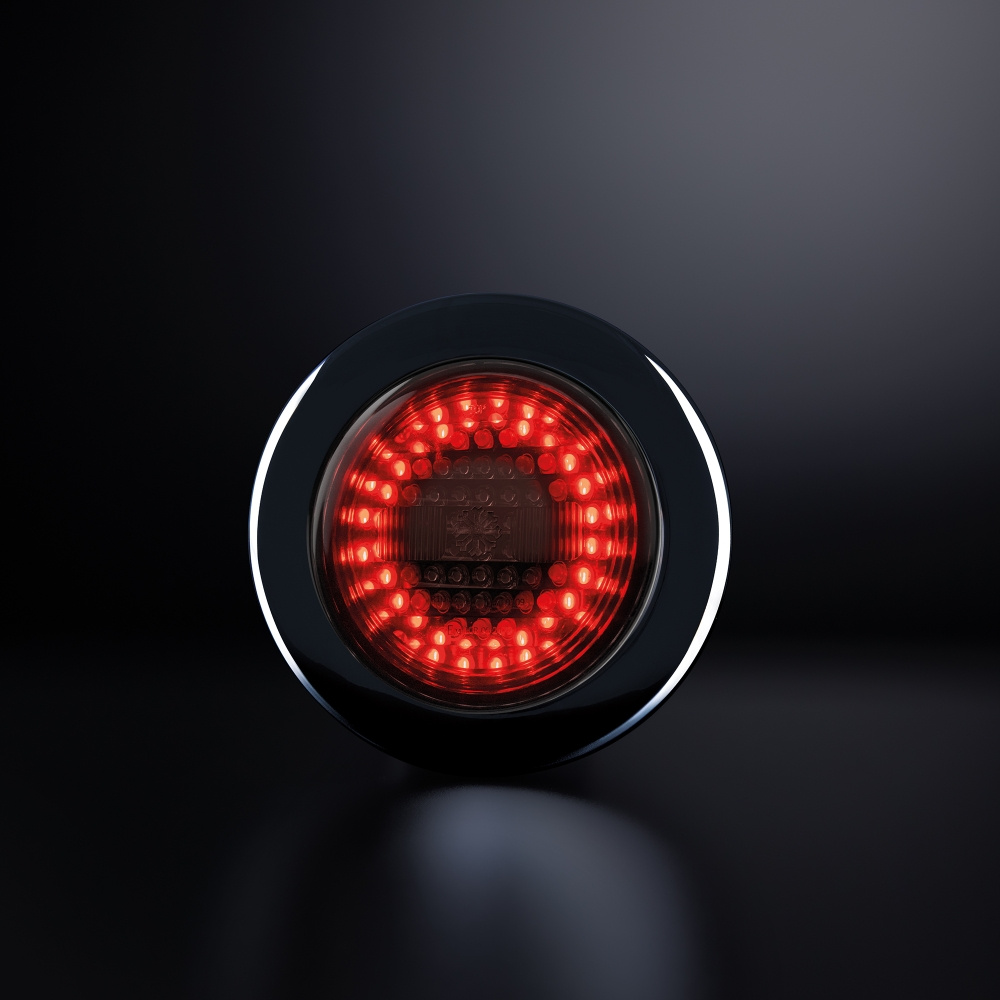 Strands Dark Knight Ize LED Baklys, Bak/Bremsing/Dynamisk Blink - Venstre