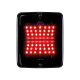 Strands Dark Knight Square Ize LED, Bak- / Bremselys Strands Dark Knight Square Ize LED, Bak- / Bremselys