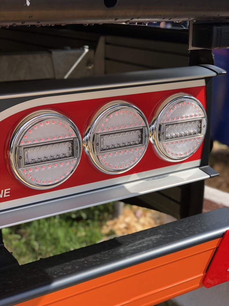 Strands Rund LED 3 Kamre 12-24V, 142mm Diameter Klar Linse