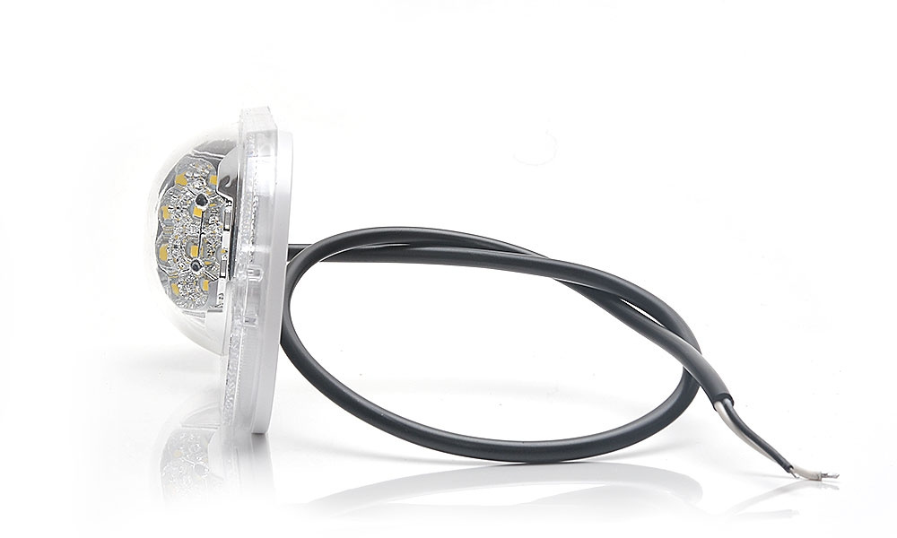 Strands posisjonslys Hvit 12-24V DC