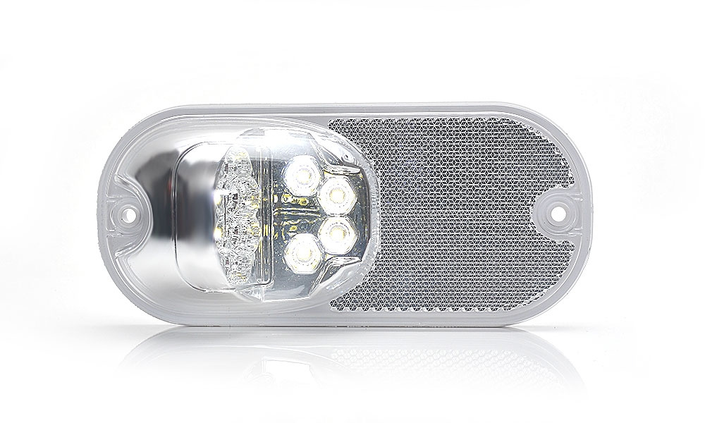 Strands posisjonslys Hvit 12-24V DC