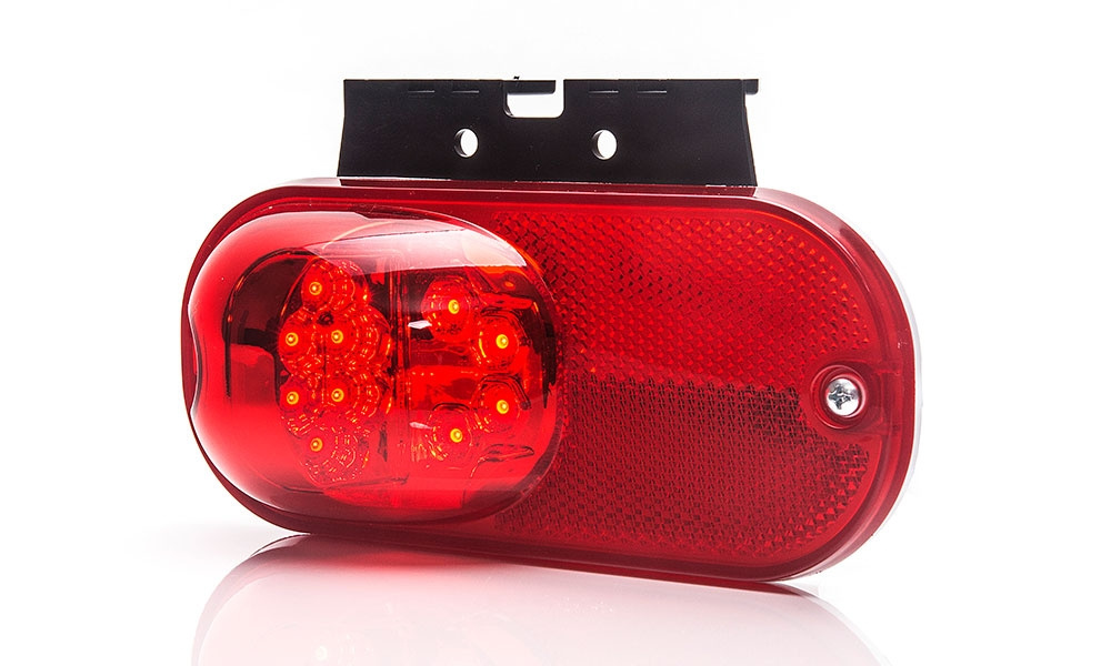 Strands posisjonslys Rødt 12-24V DC