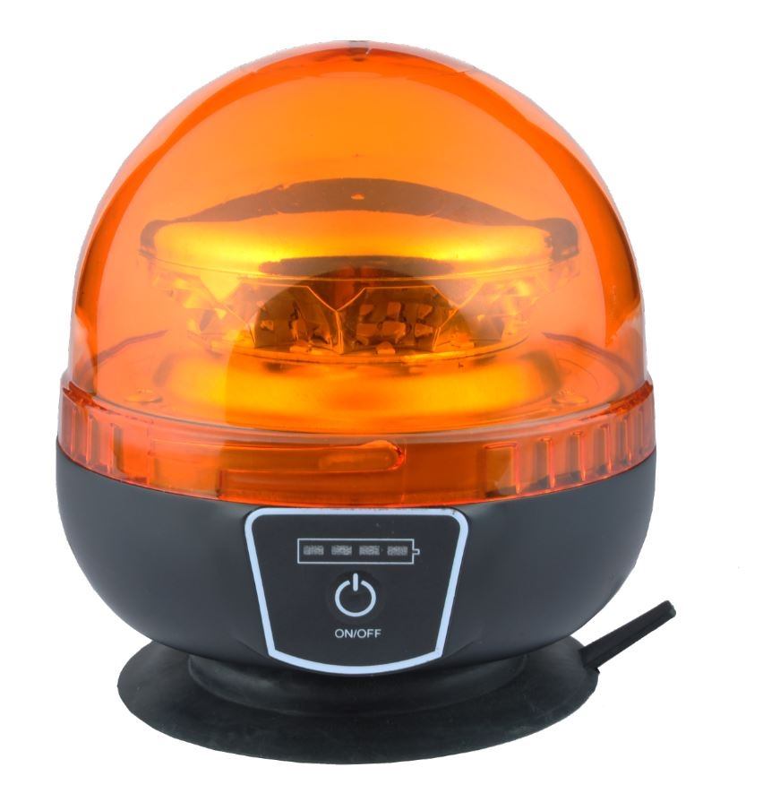 Strands Bærbar Roterende Varsellys LED Oppladbar