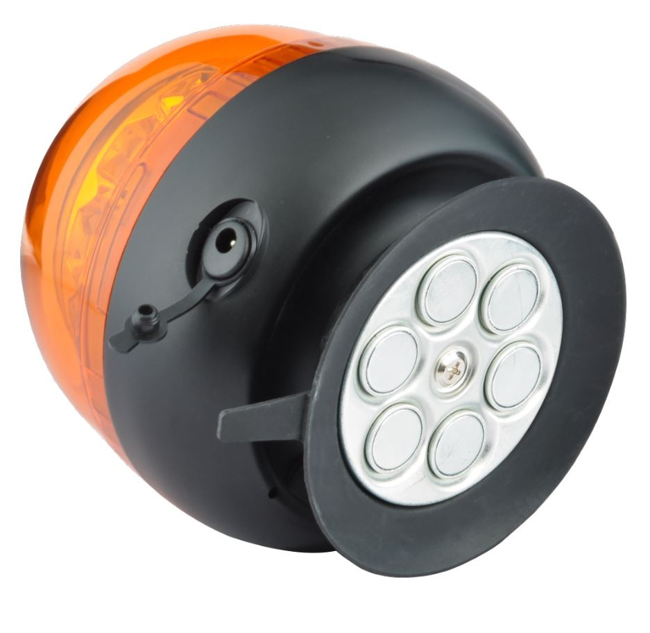 Strands Bærbar Roterende Varsellys LED Oppladbar