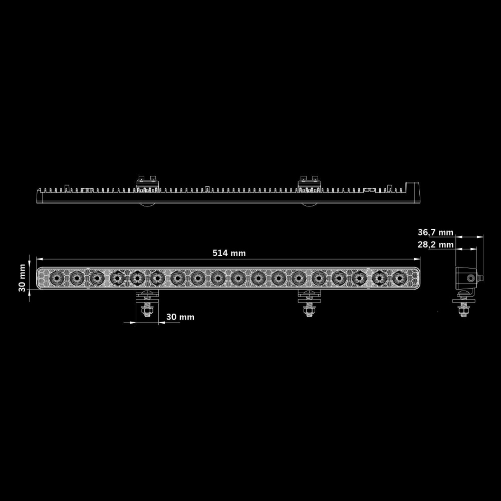 Strands NUUK E-Line Arbeidslys 80W