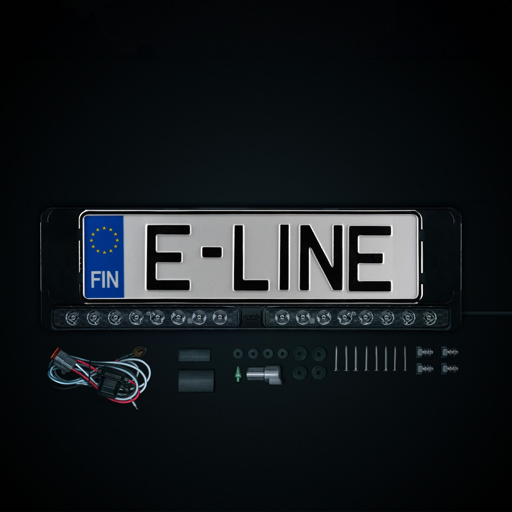 Strands NUUK E-Line Duo Nummerplate DK LEDramp