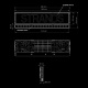 Strands NUUK E-Line Black LED Bar 20 Strands NUUK E-Line Black LED Bar 20