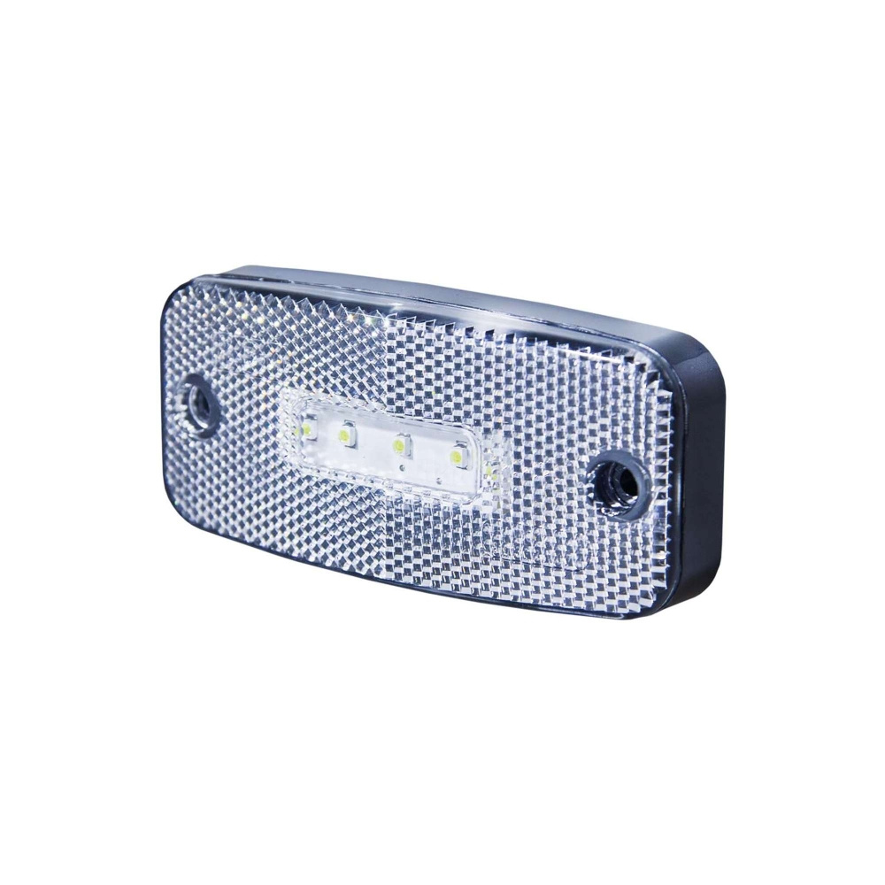 Strands Pos.Lys LED Hvit 5LED, E-merket, 12-24V