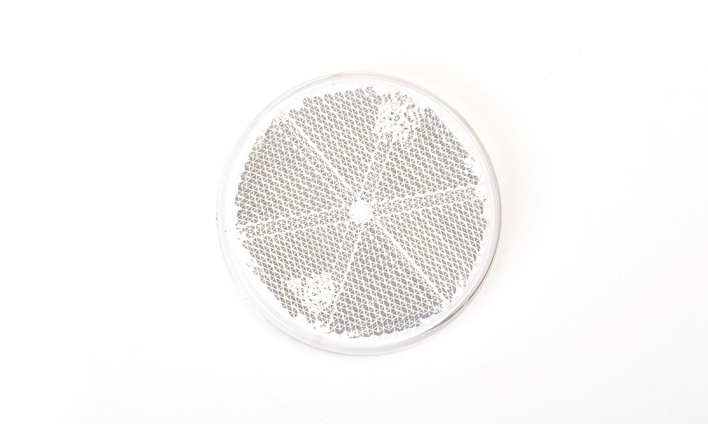 Strands Hvit Refleks Rund