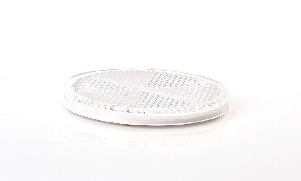 Strands Hvit Refleks Rund