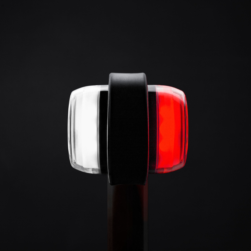 Strands Viking Old School posisjonslys Rød