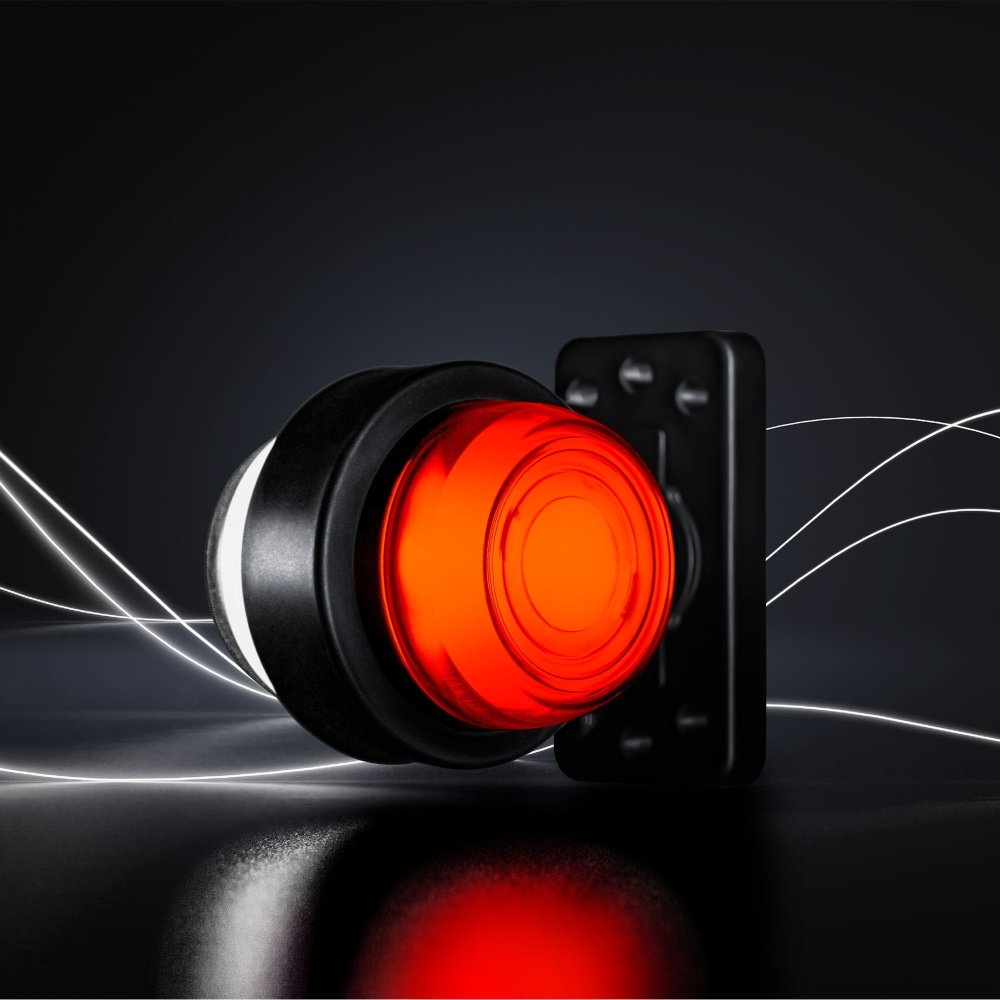 Strands Viking Super Dark Positionslys Rød