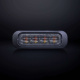 Strands Dark Knight varsellys, 4 LED, ravfarget, 4 m kabel Strands Dark Knight varsellys, 4 LED, ravfarget, 4 m kabel