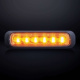 Strands Dark Knight Riktat Blixtlys Orange 6 LED Klart Linse Strands Dark Knight Riktat Blixtlys Orange 6 LED Klart Linse