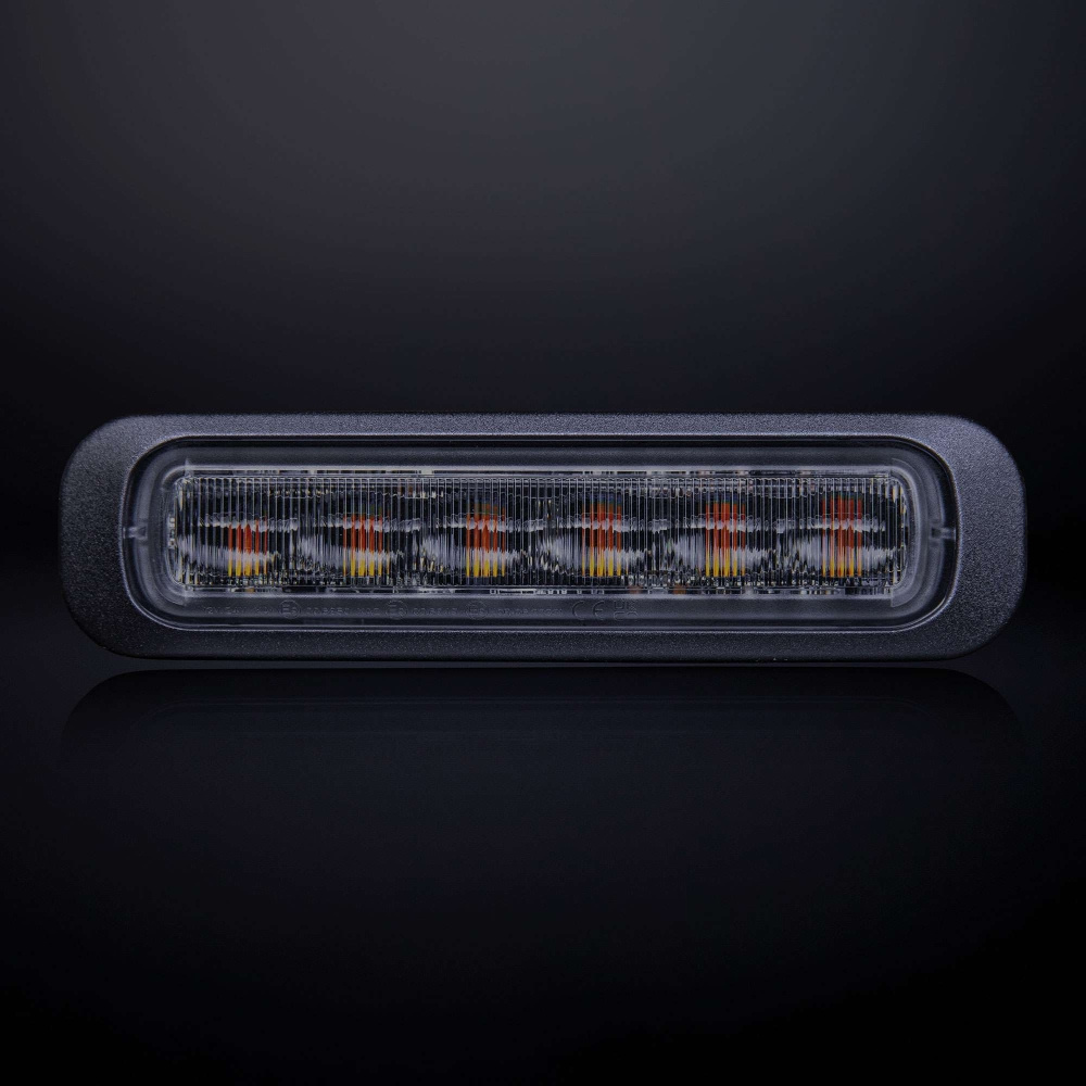 Strands Dark Knight varsellys, amber, 6 LED, 4 m kabel