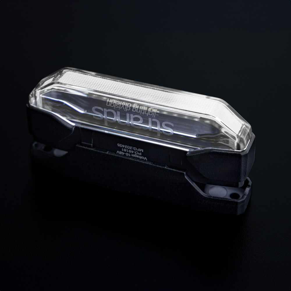 Strands Firefly See ME Double Burner, Orange/Hvit Positionslys