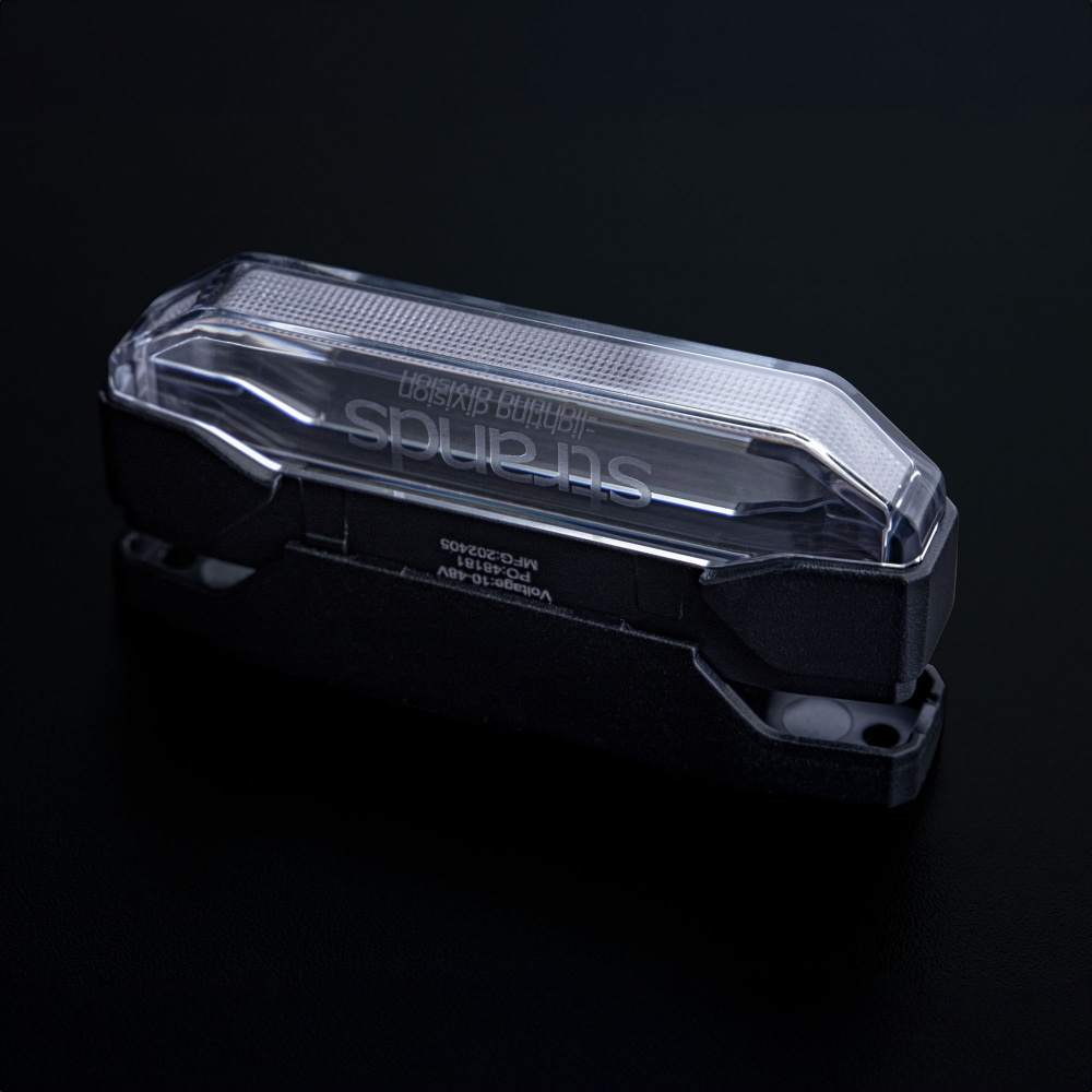 Strands Firefly See ME Double Burner, Orange/Hvit Positionslys