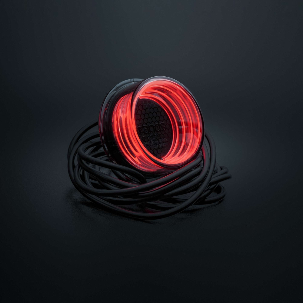 Strands FOR9T Geo posisjonslys, rød, 2,5 m kabel