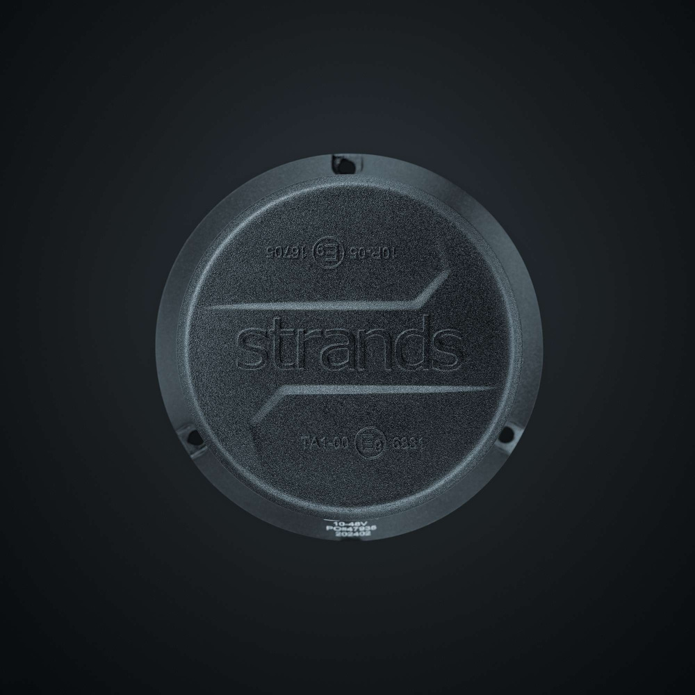 Strands roterende varsellampe LED planmontering