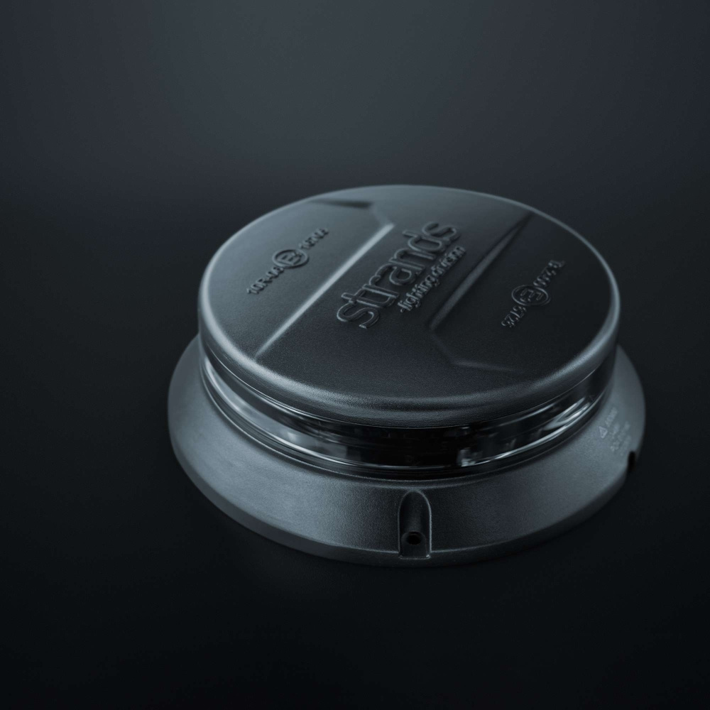 Strands Cruise Light Roterende Varsellys LED Planmontering/Mørk Linse