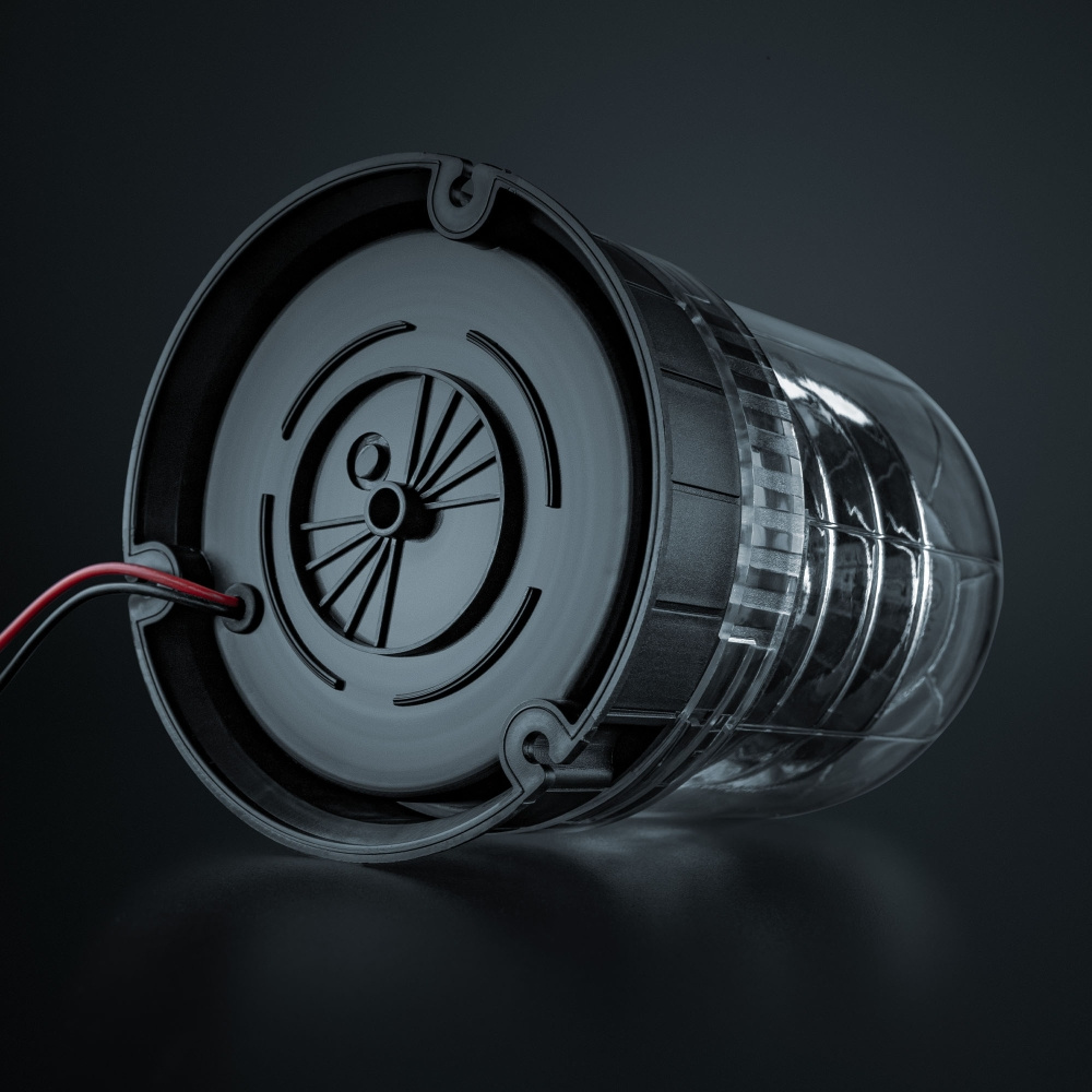 Strands Big Energy XL roterende varsellampe klar linse