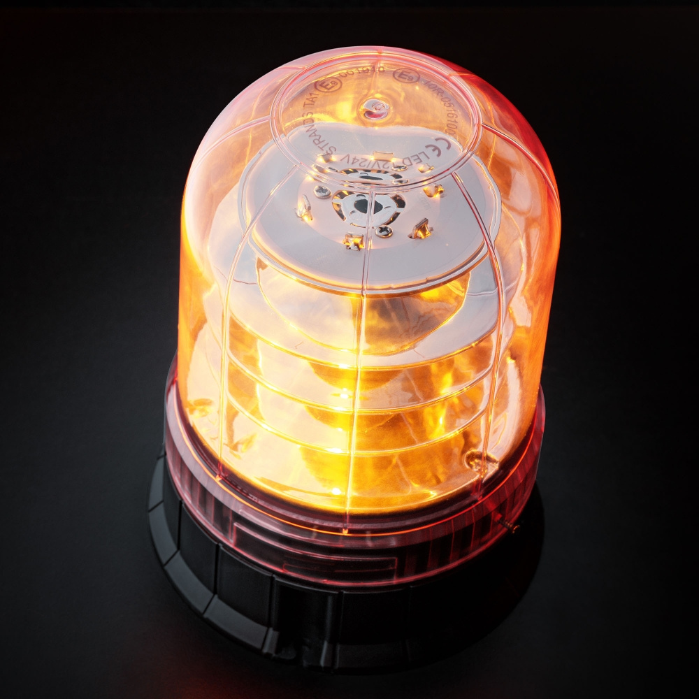 Strands Big Energy XL roterende varsellampe klar linse
