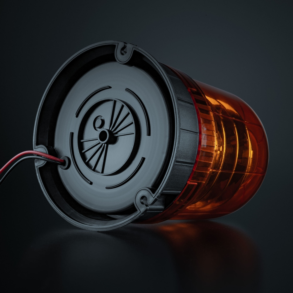 Strands Big Energy XL Roterende Varsellys Oransje Linse