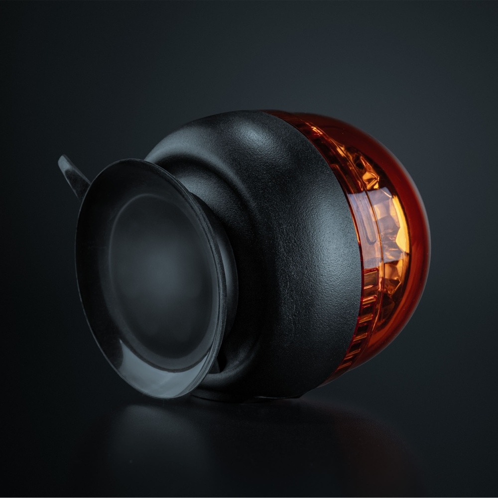 Strands Big Energy Bærbar Roterende Varsellampe Oransje Linse