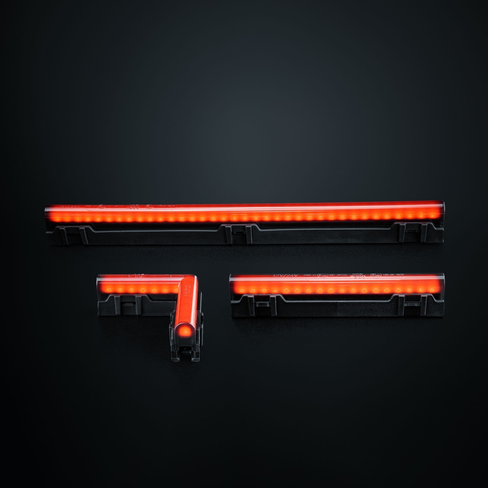 Strands Freedom Dark Line Rød Hjørneposisjonslys