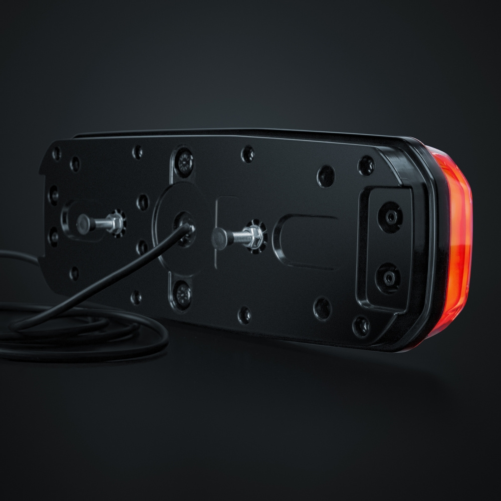 Strands Freedom Dark 5 Funk. Baklys Venstre for Tilhenger