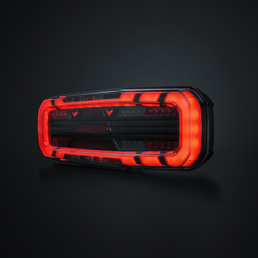 Strands Freedom Dark 5 Funk. Baklys Høyre for Tilhenger