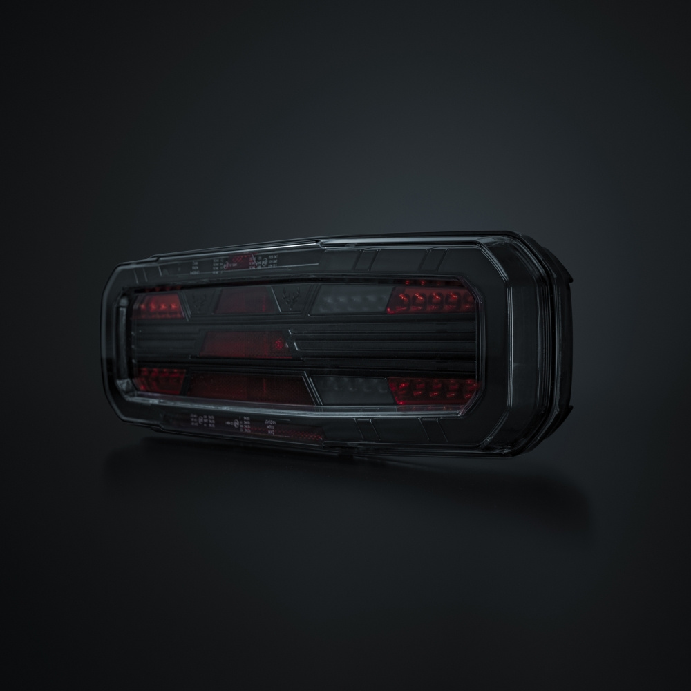 Strands Freedom Dark 5 Funk. Baklys Høyre for Tilhenger