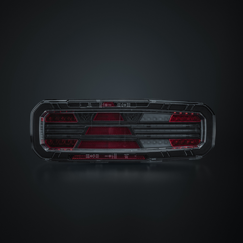 Strands Freedom Dark 5 Funk. Baklys Høyre for Tilhenger