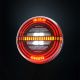 Strands Freedom ADR baklys, 5 funksjoner, 142 mm Strands Freedom ADR baklys, 5 funksjoner, 142 mm