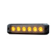 Strands Dark Knight SM6 varsellys, 6 LED, retningsbestemt, mørk linse Strands Dark Knight SM6 varsellys, 6 LED, retningsbestemt, mørk linse