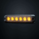 Strands Dark Knight SM6 varsellys, 6 LED, retningsbestemt, mørk linse Strands Dark Knight SM6 varsellys, 6 LED, retningsbestemt, mørk linse