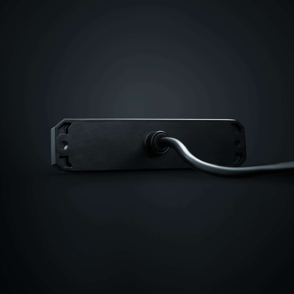 Strands Dark Knight SM6 varsellys, 6 LED, retningsbestemt, mørk linse