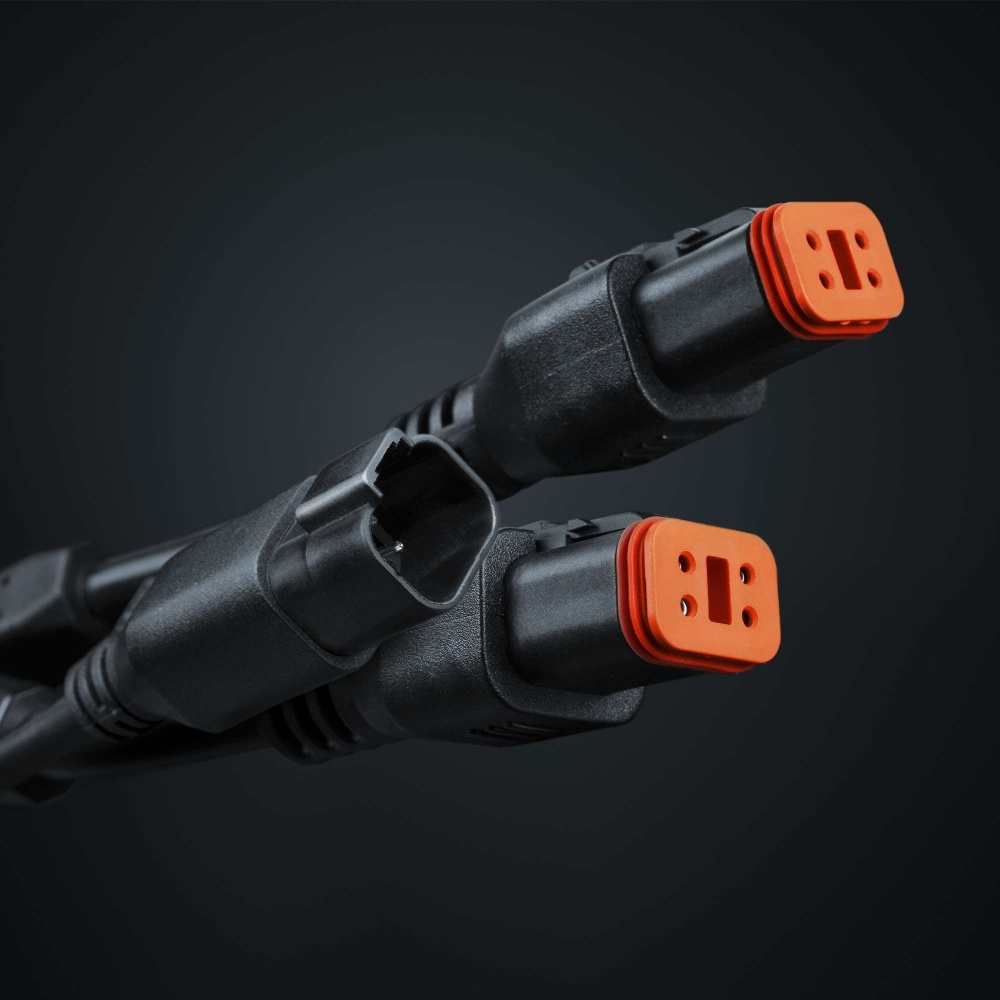 Strands Pro DT-splitter, 4-pins til 2x 4-pins plugger