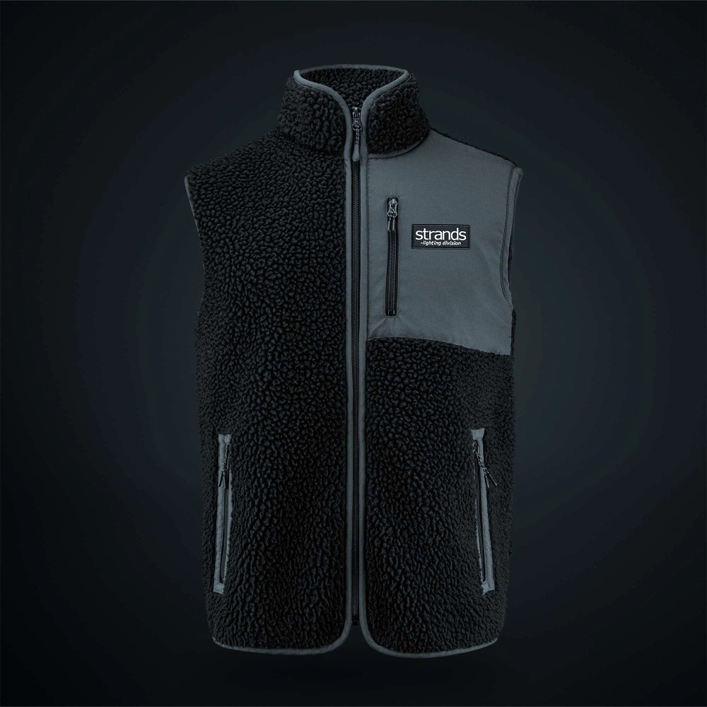 Strands fleecevest, str. S-4XL
