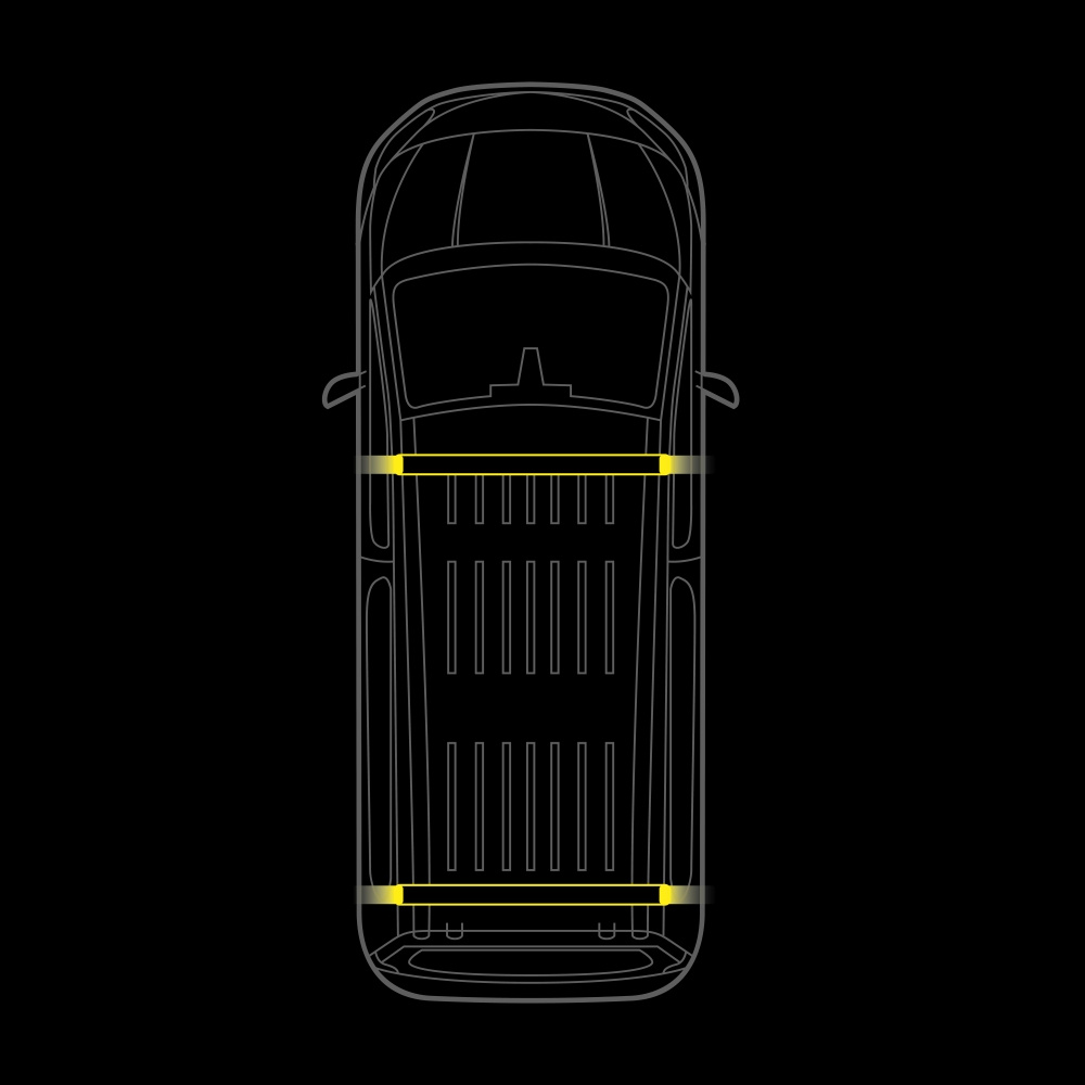 Strands Cruise Light C-Rack, Mercedes Vito 2014-