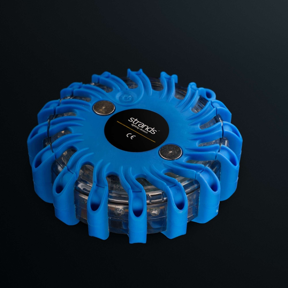 Strands Varslings/Riktet Blinklys Kugle Blå LED