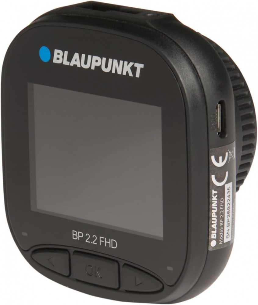 Blaupunkt BP 2.2 FHD, dashcam med 1080p og parkeringsovervåking