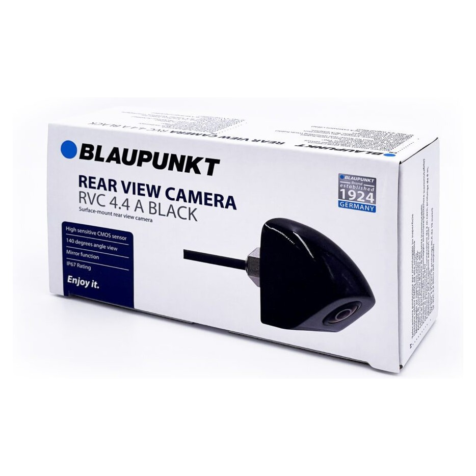 Blaupunkt RVC 4.4 A Black, universelt ryggekamera for vertikal montering