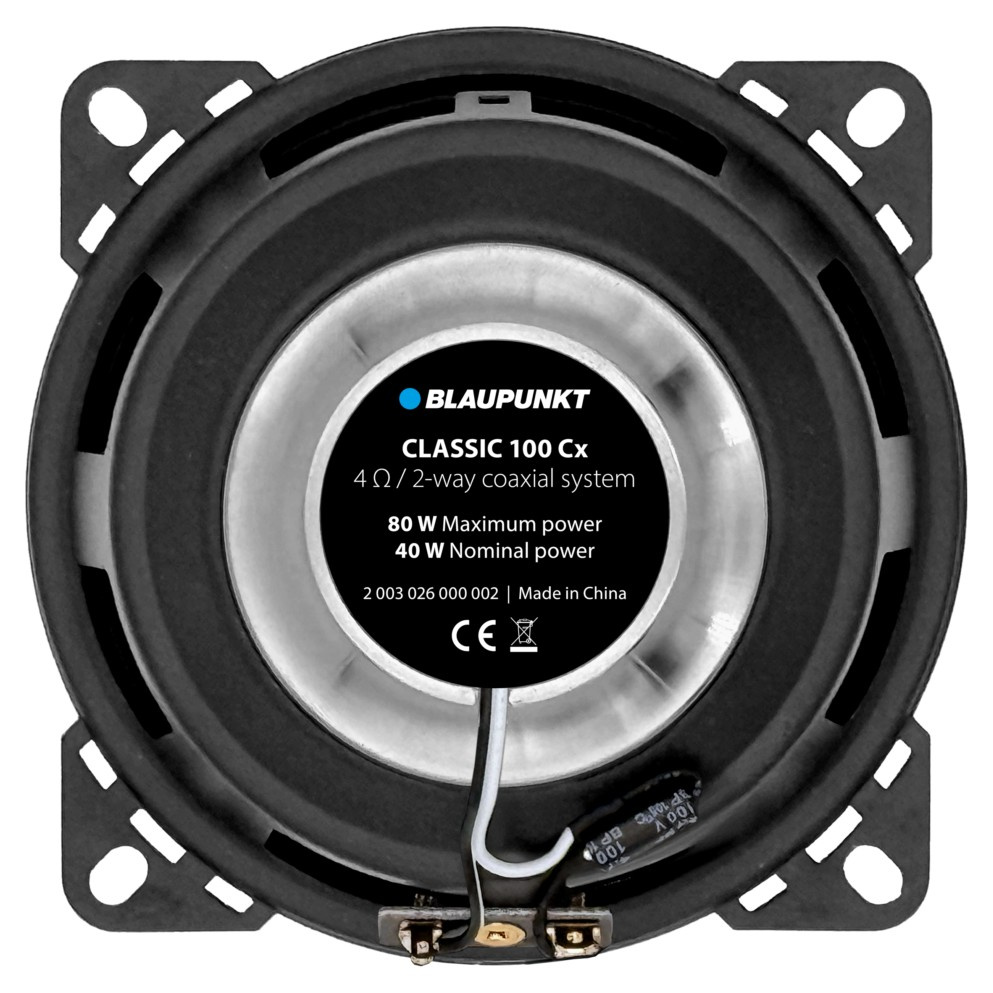 Blaupunkt CLASSIC 100 Cx, 4-tommers koaksialhøyttalere, par