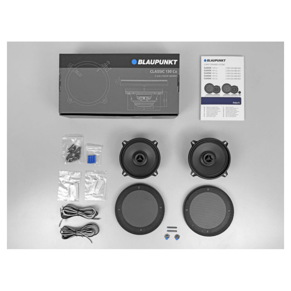 Blaupunkt CLASSIC 130 Cx, 5,25-tommers koaksialhøyttalere, par