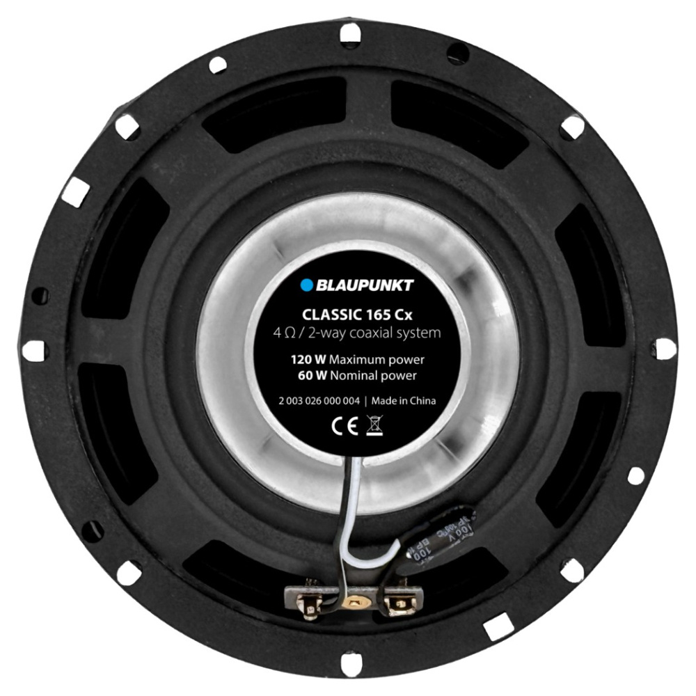 Blaupunkt CLASSIC 165 Cx, 6,5-tommers koaksialhøyttalere, par