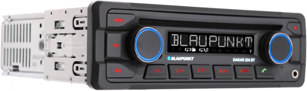 Blaupunkt Dakar 224, 24V stereo med Bluetooth og 2 par lavnivå med 4V