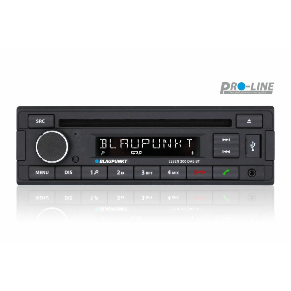 Blaupunkt Essen 200 DAB BT, retro bilstereo med Bluetooth, CD og DAB+