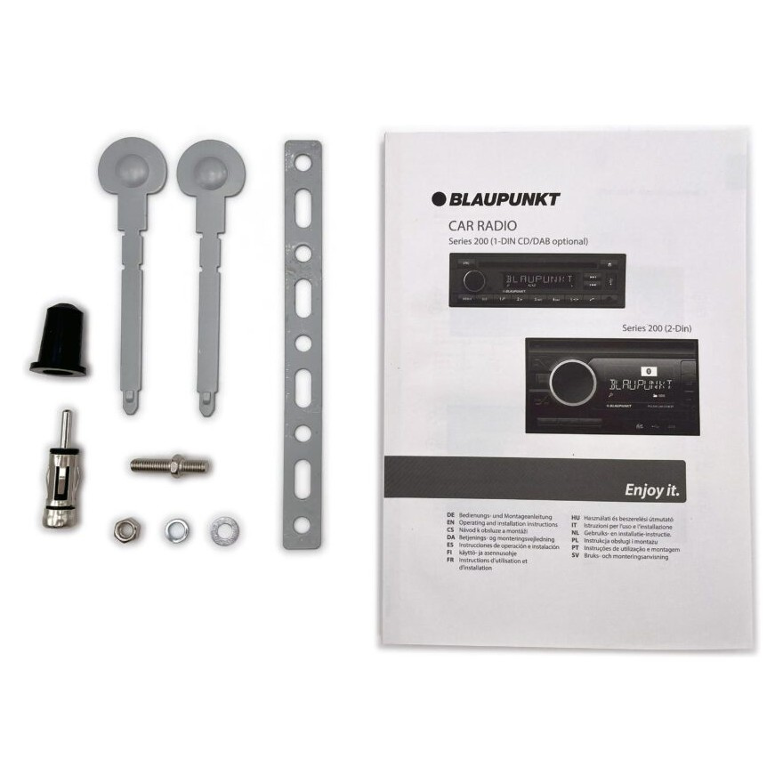 Blaupunkt Essen 200 DAB BT, retro bilstereo med Bluetooth, CD og DAB+