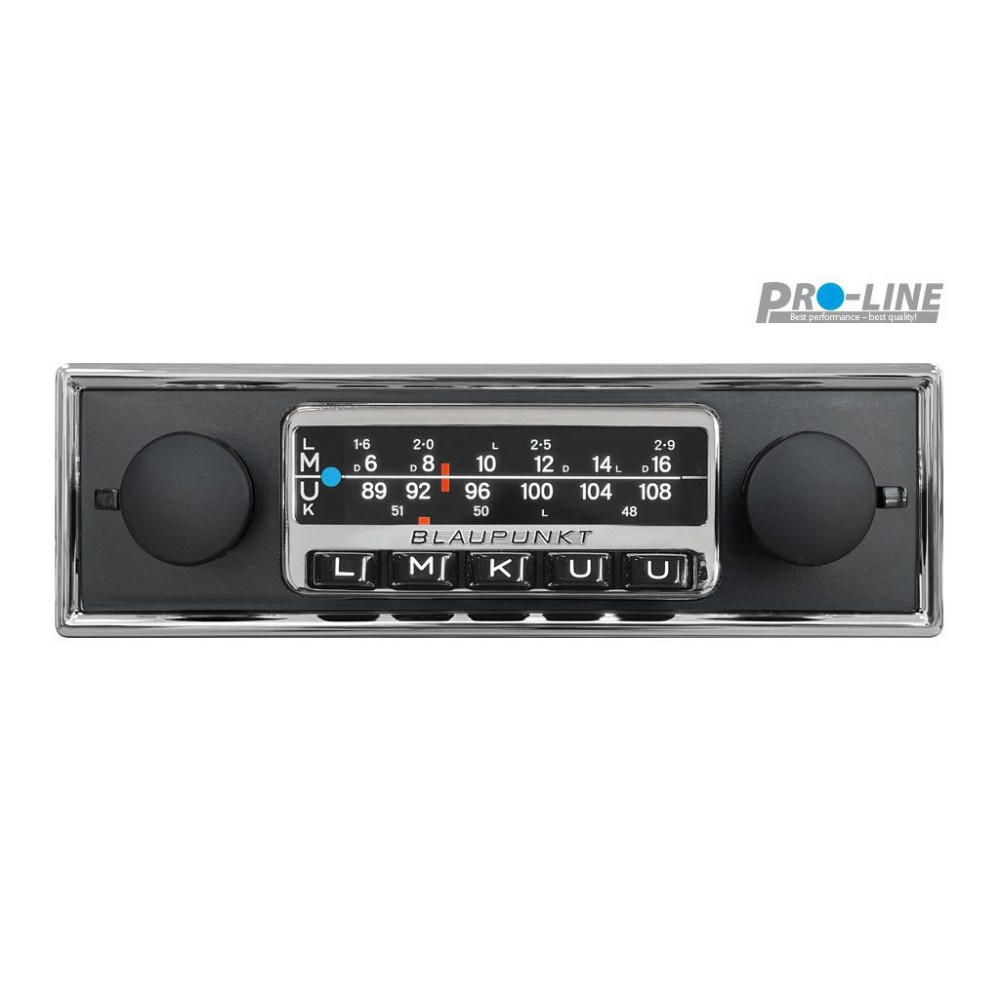 Blaupunkt Frankfurt Stereo, moderne retrostereo med svart front